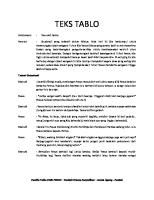 Tablo Script Editing Final