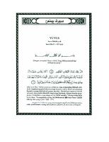 Tafsir Ibn Katsir Surat Yunus