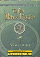 Tafsir Ibnu Katsir Juz 13