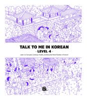 Talk to Me in Korean - Level 4
 9791186701362 [PDF]