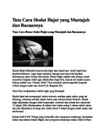 Tata Cara Sholat Hajat Yang Mustajab Dan Bacaannya