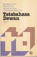 Tatabahasa Dewan. Jilid 1. Ayat