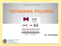 Tatanama Polimer