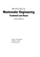 TCHOBANOGLOUS Et Al. 2003 Wastewater Engineering PDF [PDF]