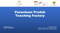 Teaching Factory-Produk