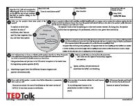 Ted Talk Worksheet #1