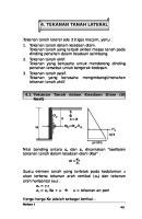 Tekanan Tanah Lateral