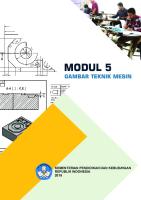 Teknik Mesin Modul 5 - Gambar Teknik Mesin