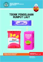 Teknik Pengolahan Rumput Laut [PDF]