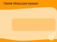 Teknik Penulisan Naskah [PDF]