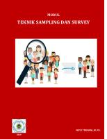 Teknik Sampling Dan Survey: Modul