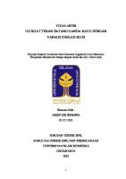 Teknik sipil-UJI KUAT TEKAN BATANG GANDA KAYU DENGAN PDF [PDF]