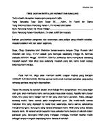 Teks Ucapan Bertajuk Hormat Dan Sanjung [PDF]