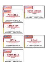 Template ID CARD Training