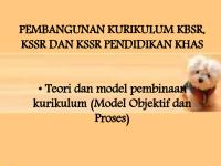 Teori Dan Model Pembinaan Kurikulum