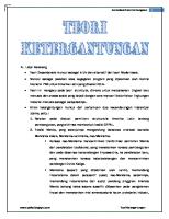 Teori Ketergantungan