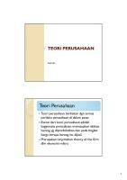 Teori Perusahaan PDF