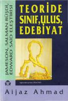 Teoride Sınıf, Ulus, Edebiyat