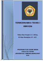 Termodinamika Teknik I Full