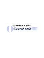 Tes Ejaan Kata