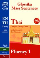 Thai Fluency 1: Glossika Mass Sentences (1/10) [PDF]