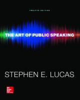 The Art of Public Speaking 12th Edition