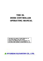 The El Door Controller Operating Manual PDF