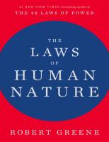 The Laws of Human Nature PDF