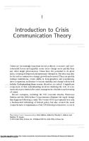 Theorizing Crisis Communication [PDF]