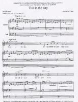 This Is The Day John Rutter Score PDF