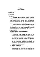 Tinjauan Teori Pengetahuan. [PDF]