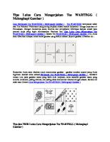 Tips Lulus Cara Mengerjakan Tes WARTEGG