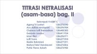 Titrasi Netralisasi New