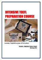 TOEFL Prediction Test