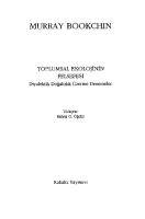 Toplumsal Ekolojinin Felsefesi [PDF]