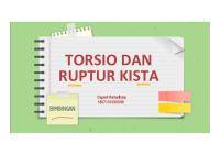 Torsio Dan Ruptur Kista