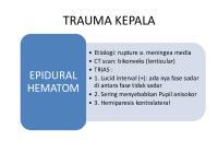 Trauma Kepala