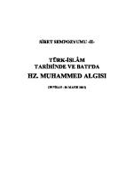 Türk-İslâm Tarihinde ve Batıda Hz. Muhammed Algısı