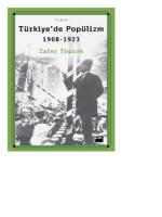 Türkiye’de Popülizm 1908 1923