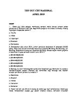 TRY OUT CBT NASIONAL April 2019 [PDF]