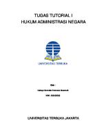 Tugas 1 Hukum Administrasi Negara