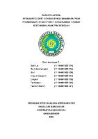 Tugas 4 - Atraumatic Care - Analisis + Jurnal +PPT - Kelompok 2