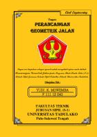 Tugas Besar Perancangan Geometrik Jalan PDF