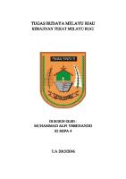 Tugas Budaya Melayu Riau [PDF]