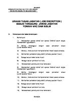 Tugas Dan Tanggung Jawab Jabatan