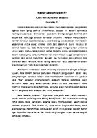 Tugas Essay Assalamualaikum [PDF]