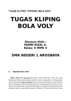 Tugas Kliping Tentang Bola Voly