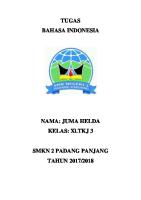 Tugas Laskar Pelangi Lenkap [PDF]