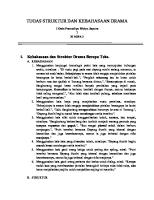 Tugas Struktur Dan Kebahasaan Drama [PDF]