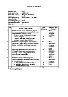 Tugas Tutorial I [PDF]